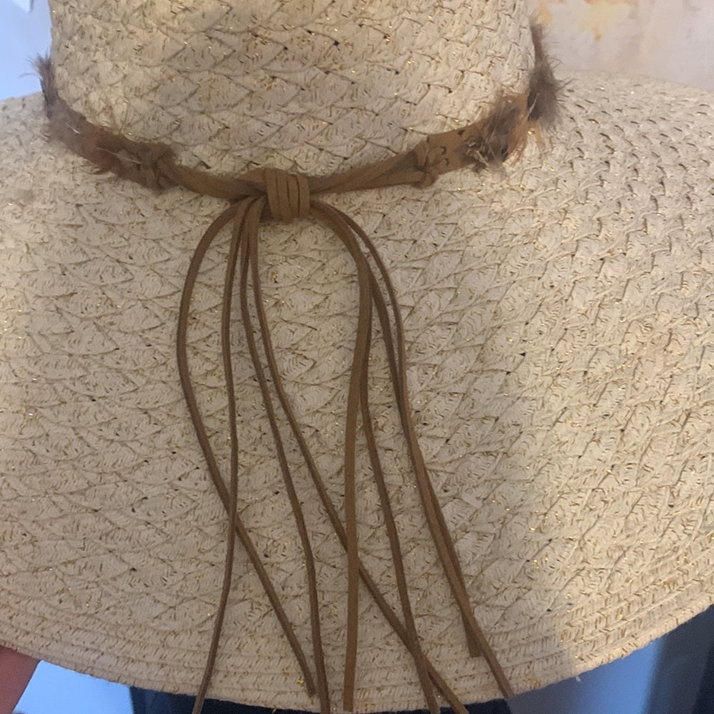 Oversized floppy straw hat by Aldo