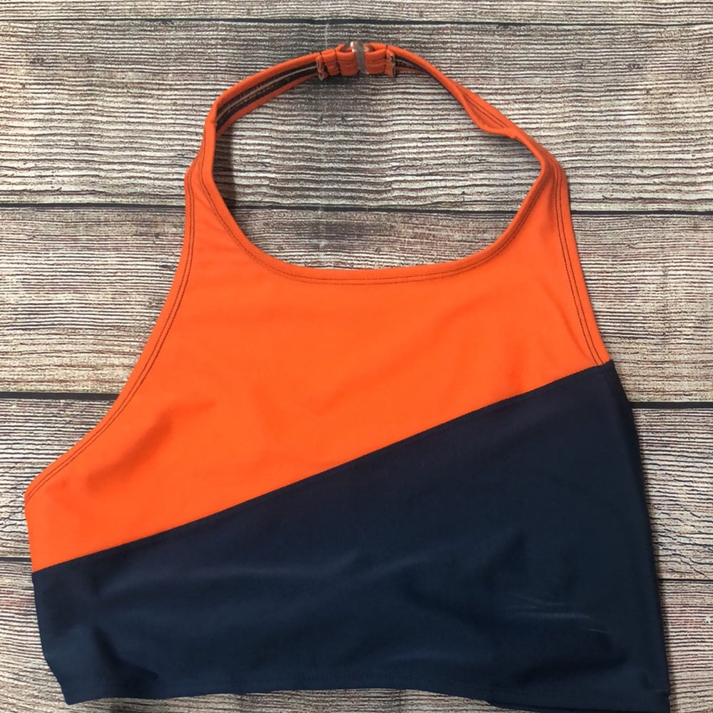 Sportrax sz idk orange & blue 2pc bathing suit