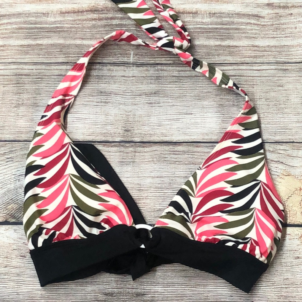 Sz medium multicolor bathing suit top