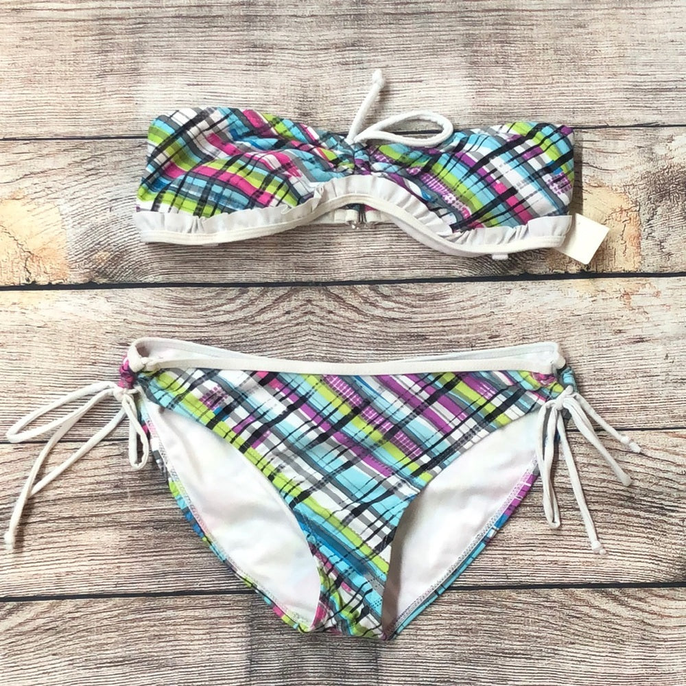 Arizona sz medium multicolor 2pc bathing suit