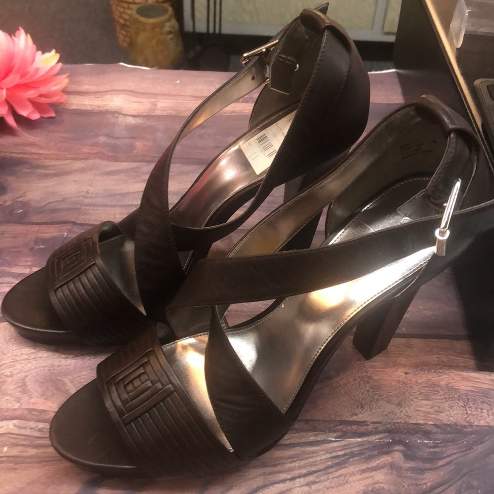 Calvin Klein sz 11m women brown shoes