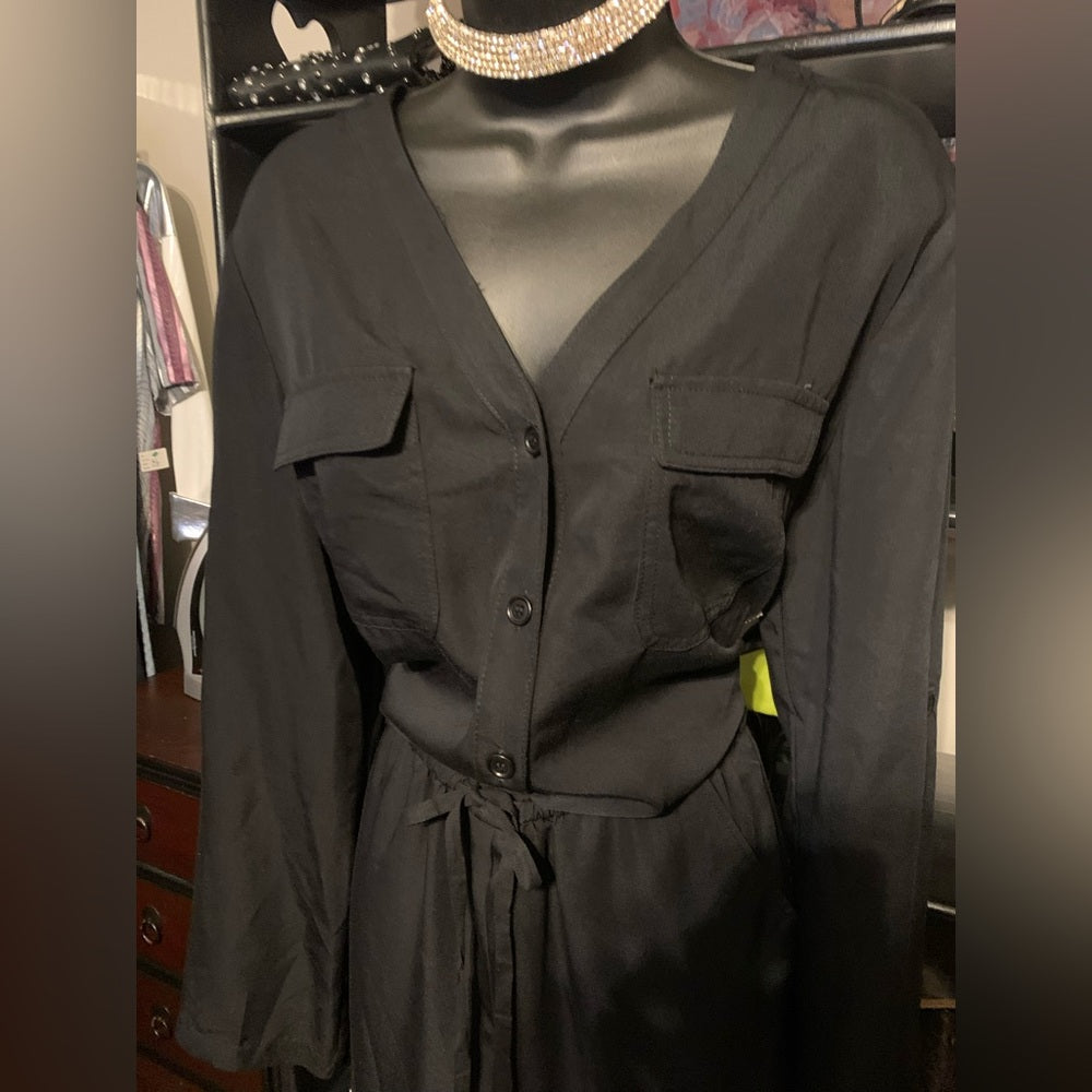 Size Medium NWT black jump suit