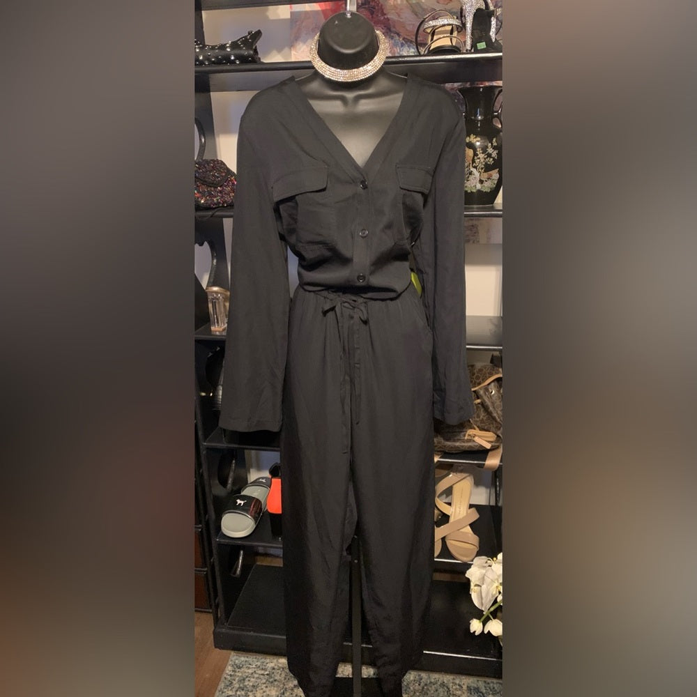 Size Medium NWT black jump suit