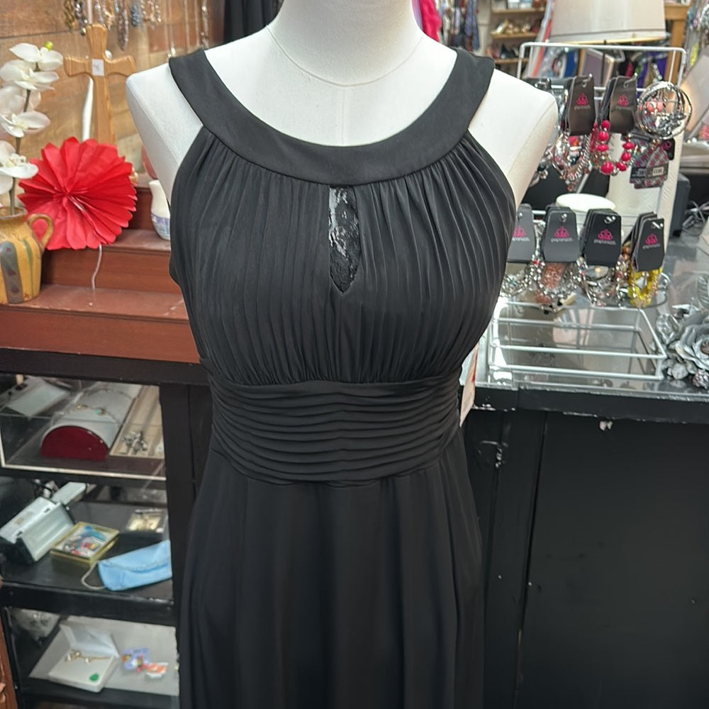 Sangria sz 10 long black formal dress