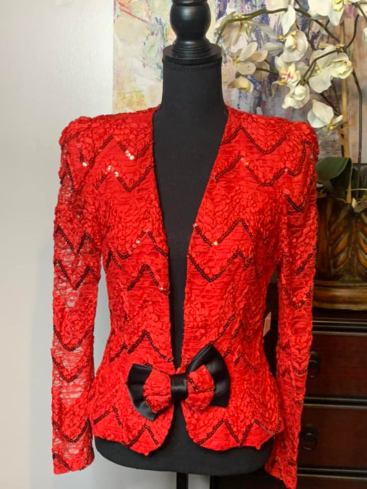 Vintage Size 8 lace blazer